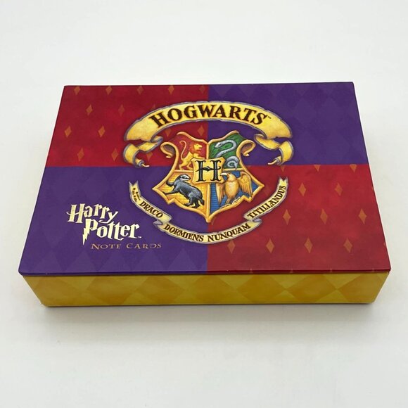 Harry Potter Collection of VTG Notecards & Envelopes in Box Missing 1 Card - Picture 6 of 8